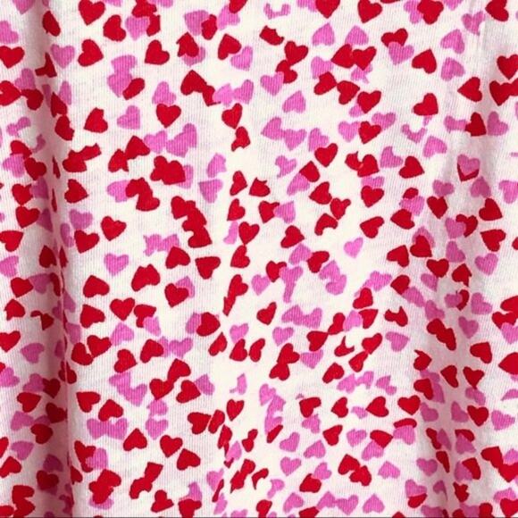Kate Spade Confetti Hearts Night Shirt Red Pink Size XSmall - Picture 7 of 13